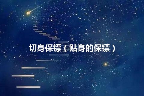 切身保镖(贴身的保镖)