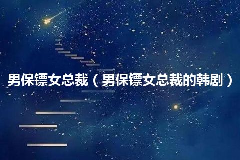 男保镖女总裁(男保镖女总裁的韩剧)